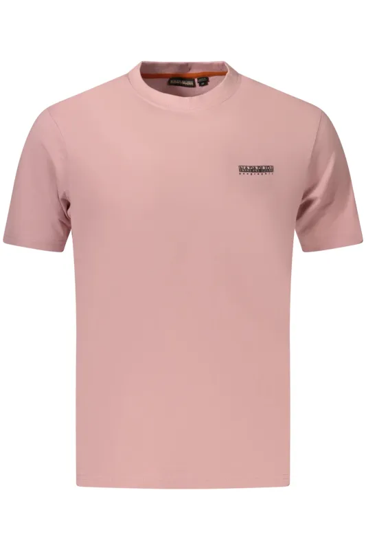 NAPAPIJRI MEN S SHORT-SLEEVE T-SHIRT PINK sold by Siebentaschen