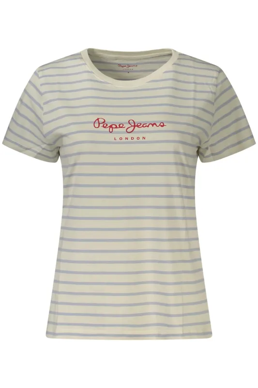 PEPE JEANS WOMEN S SHORT-SLEEVE T-SHIRT WHITE sold by Siebentaschen