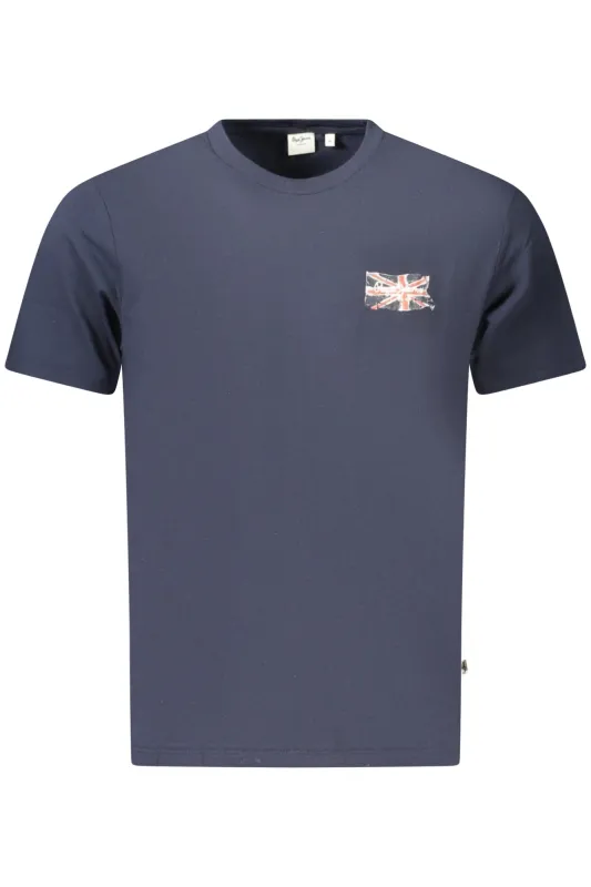 PEPE JEANS MEN S SHORT-SLEEVED T-SHIRT, BLUE sold by Siebentaschen