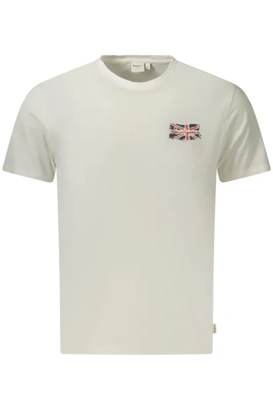 PEPE JEANS MEN S SHORT-SLEEVED T-SHIRT WHITE sold by Siebentaschen