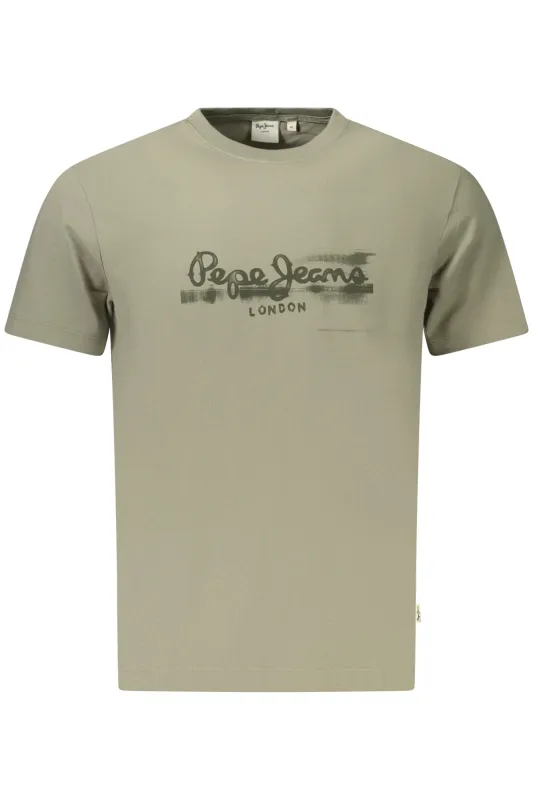 PEPE JEANS MEN S SHORT-SLEEVED T-SHIRT GREEN sold by Siebentaschen