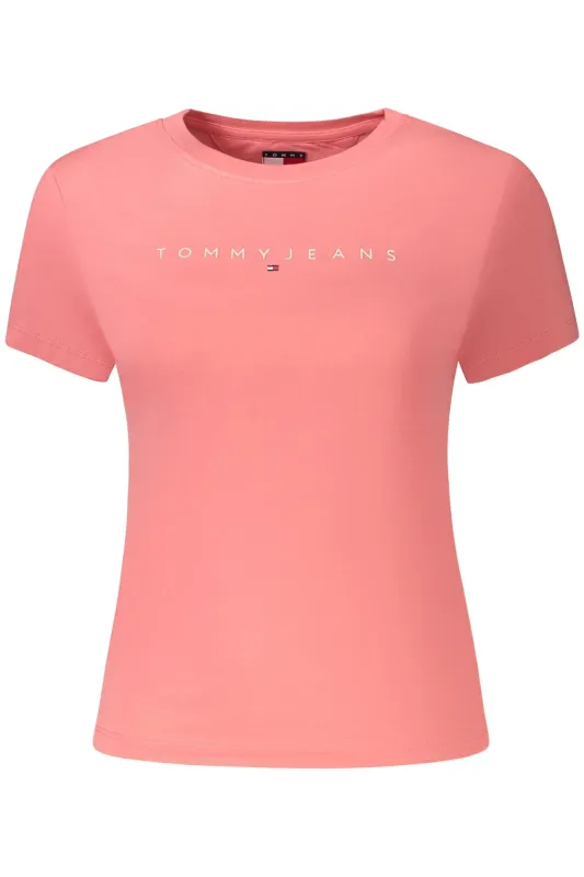 TOMMY HILFIGER WOMEN S PINK SHORT-SLEEVE T-SHIRT sold by Siebentaschen