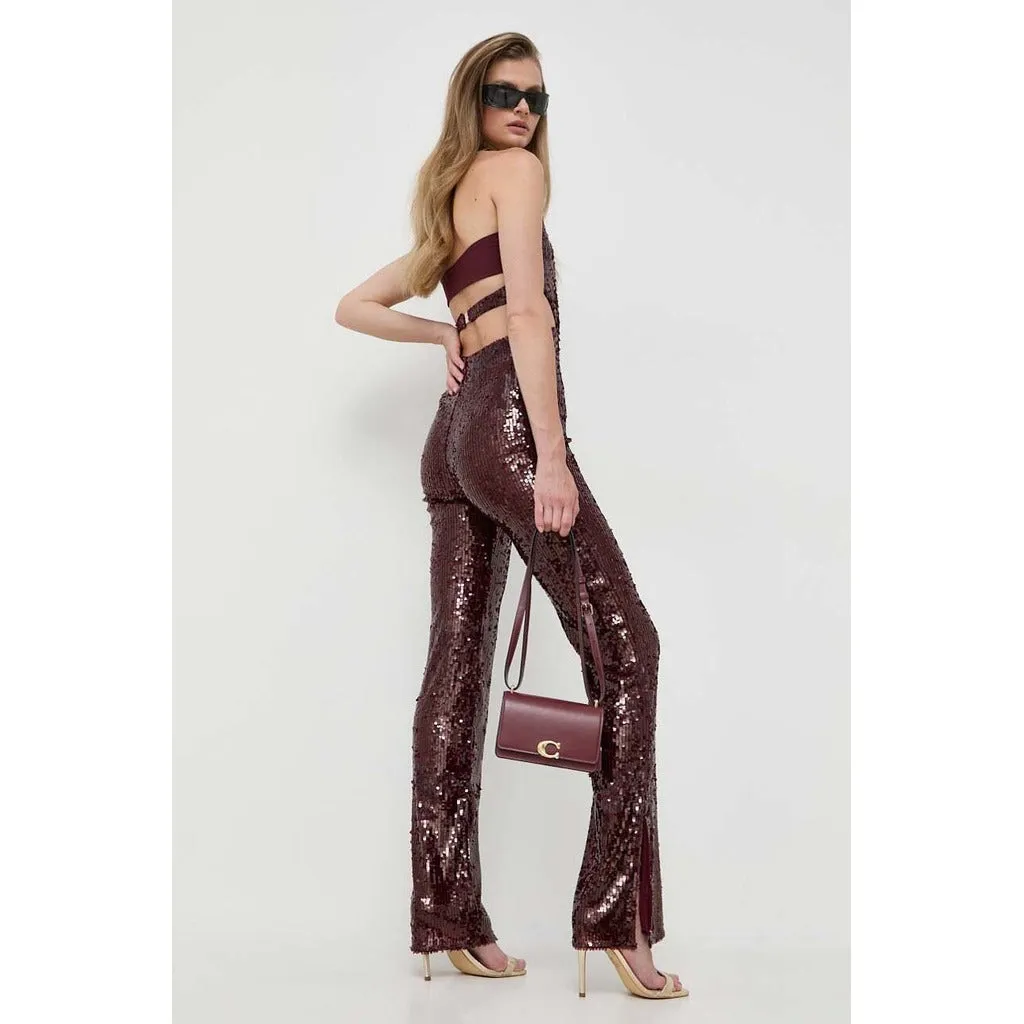 tuta paillettes bordeaux sold by Siebentaschen product image thumbnail 3