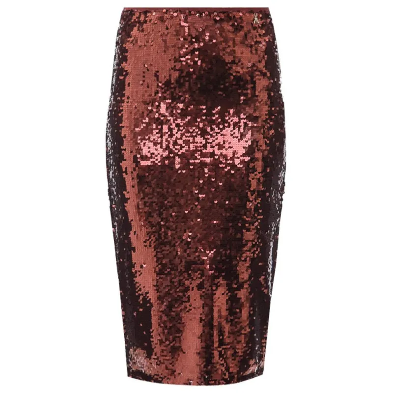 patrizia pepe - Skirts - 2g0931-a323-bordeaux sold by Siebentaschen