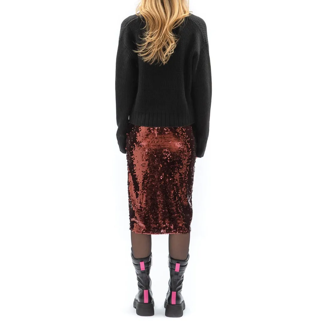 patrizia pepe - Skirts - 2g0931-a323-bordeaux sold by Siebentaschen product image thumbnail 3