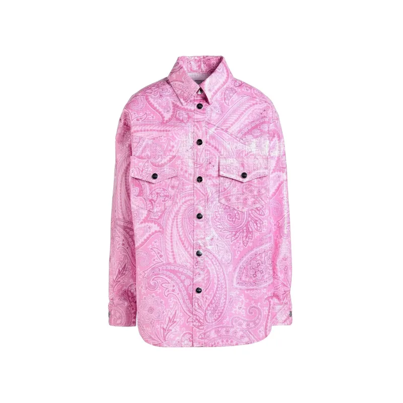 Etro Nylon Printed Shirt sold by Siebentaschen