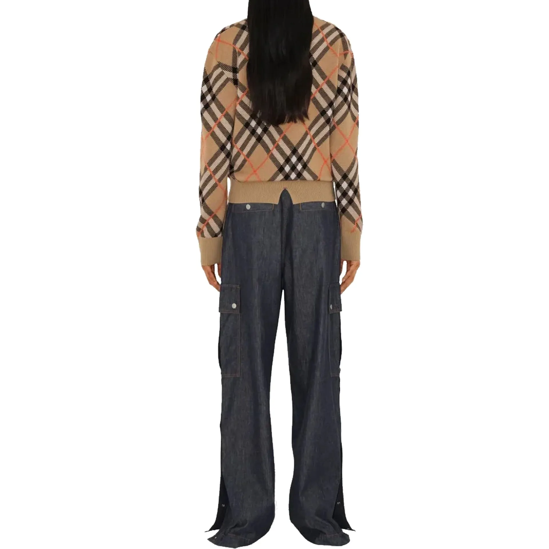 Burberry Check Wool Blend Sweater sold by Siebentaschen product image thumbnail 3