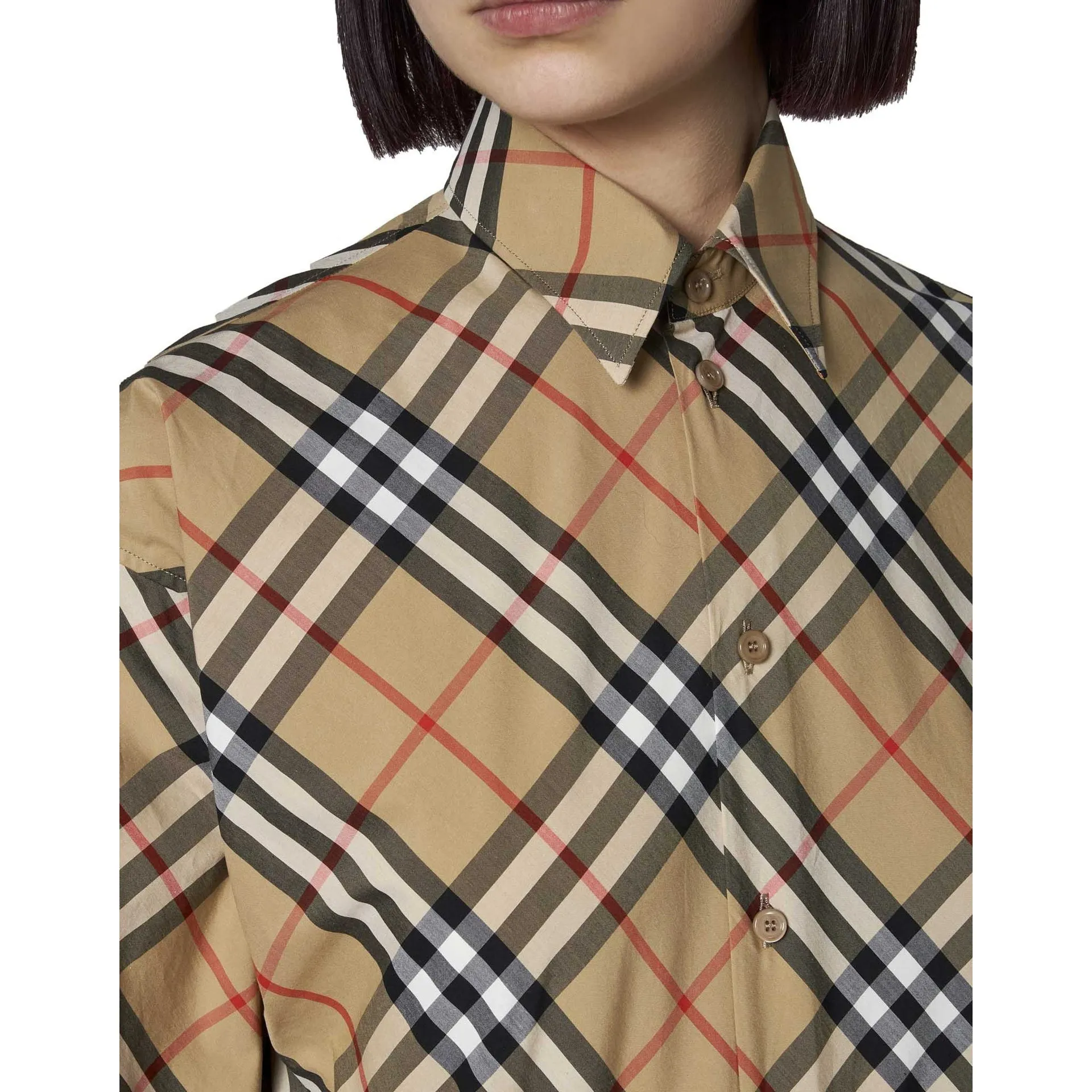 Burberry Check Cotton Shirt sold by Siebentaschen product image thumbnail 4