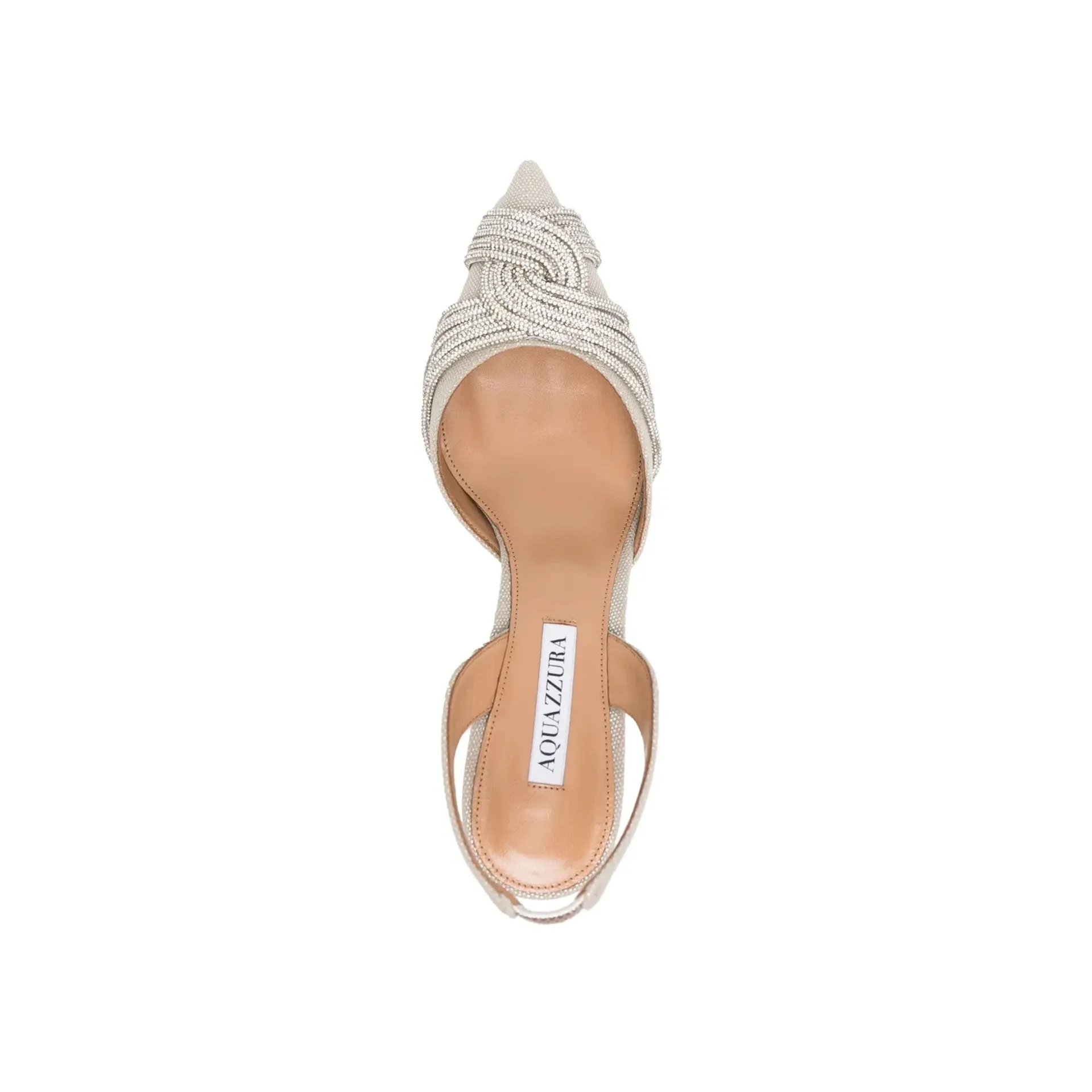 Aquazzura Gatsby 85mm Crystal-embellished Pumps sold by Siebentaschen product image thumbnail 4