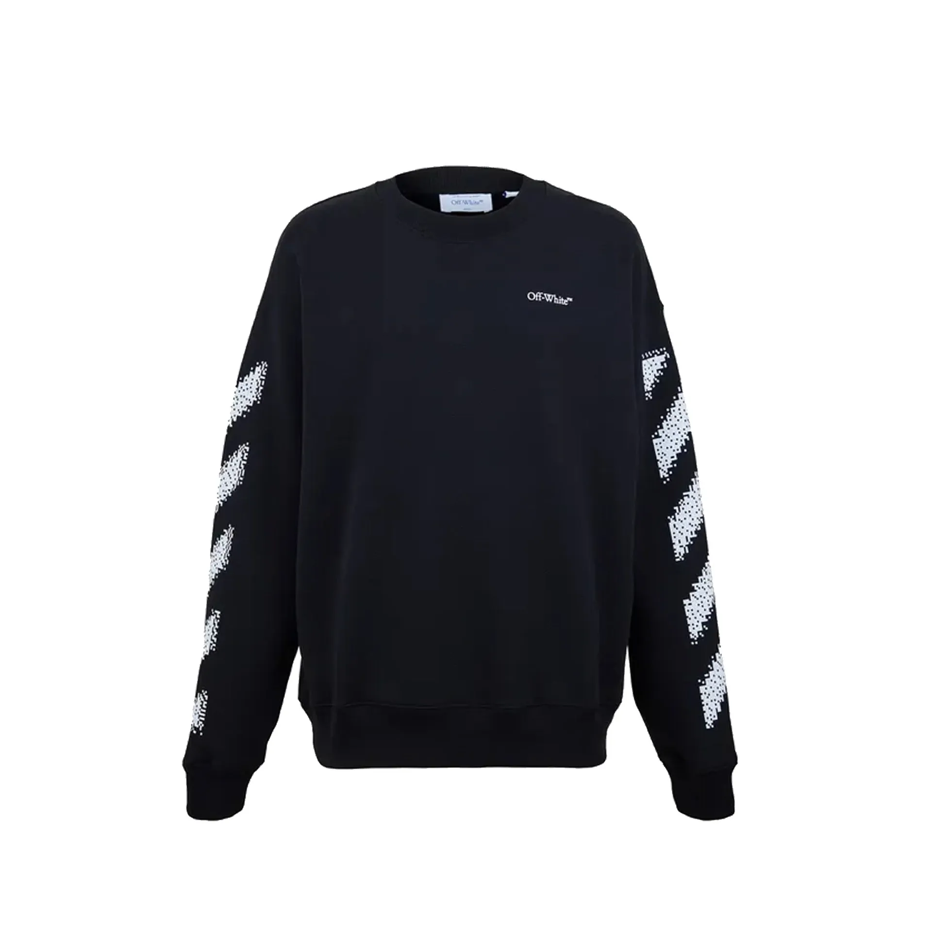 Off White Pixel Diag Sweatshirt sold by Siebentaschen