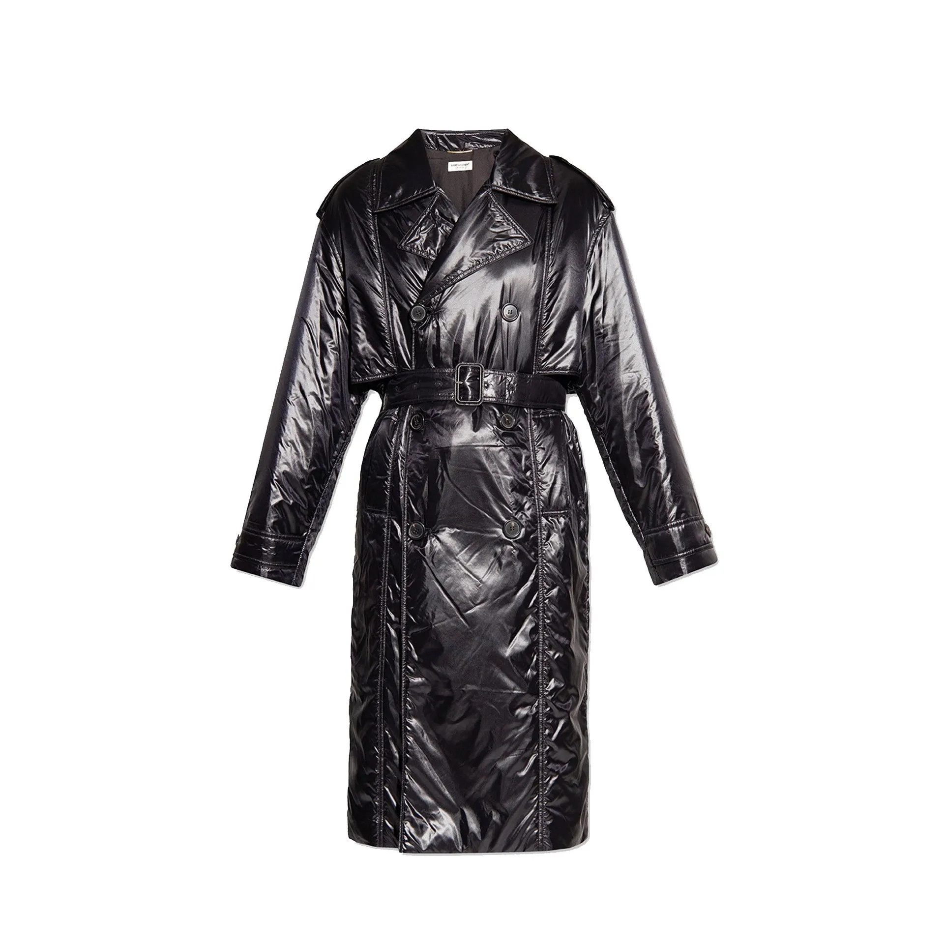 Saint Laurent Lightweight Padded Coat sold by Siebentaschen