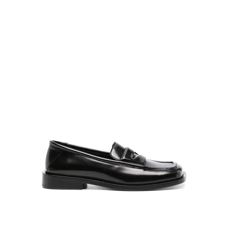 The Attico Amanda Leather Loafers sold by Siebentaschen