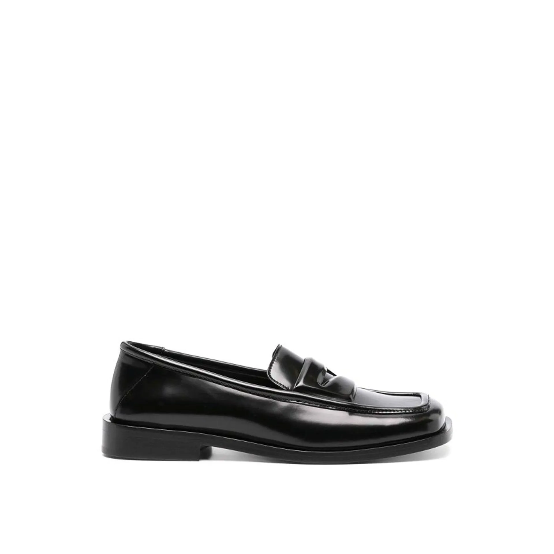 The Attico Amanda Leather Loafers sold by Siebentaschen