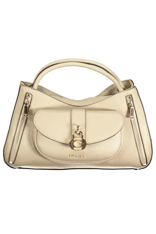 GUESS JEANS WOMEN S BEIGE BAG made by Guess