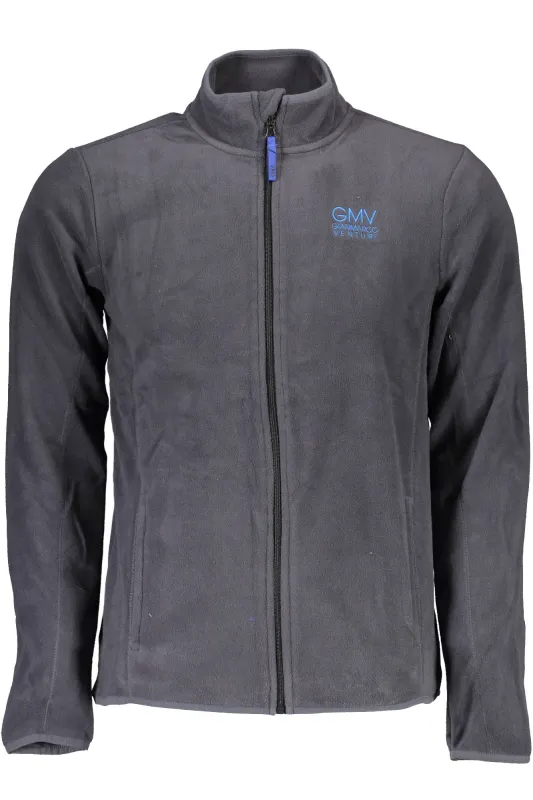 GIAN MARCO VENTURI MEN S BLUE SWEATSHIRT WITH ZIP sold by Siebentaschen