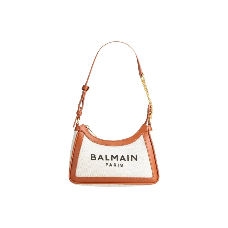 Balmain B-Army logo-print shoulder bag sold by Siebentaschen