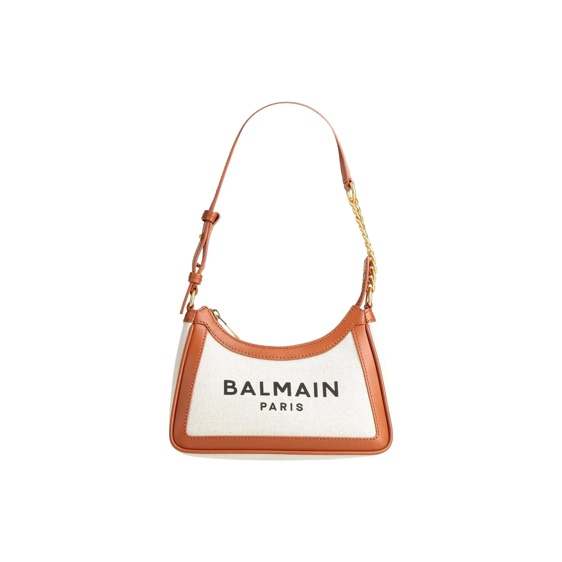Balmain B-Army logo-print shoulder bag sold by Siebentaschen