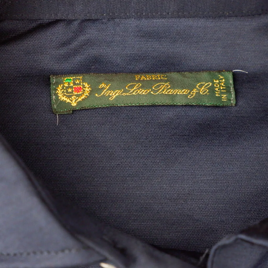 loro piana tessuto - Polo - Piana-polo-blu sold by Siebentaschen product image thumbnail 3