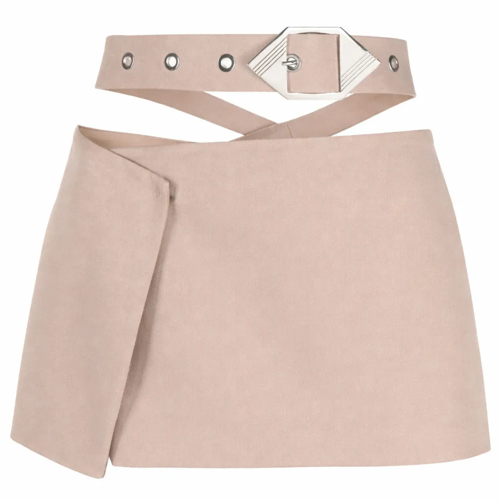 the attico - Skirts - 241wcs182-beige sold by Siebentaschen
