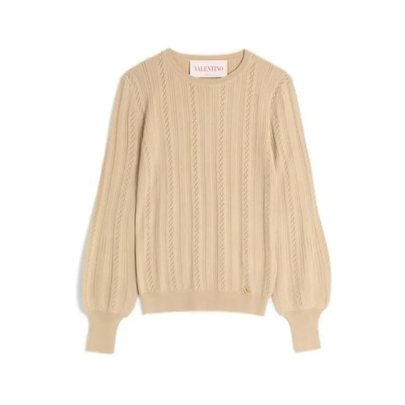 valentino garavani - Sweaters - 6b3kc62j935-beige sold by Siebentaschen