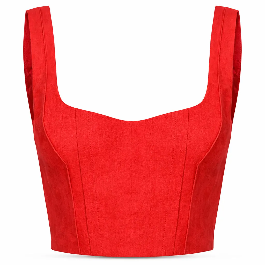pinko - T-shirt & Top - 102787-A0IM-rosso sold by Siebentaschen