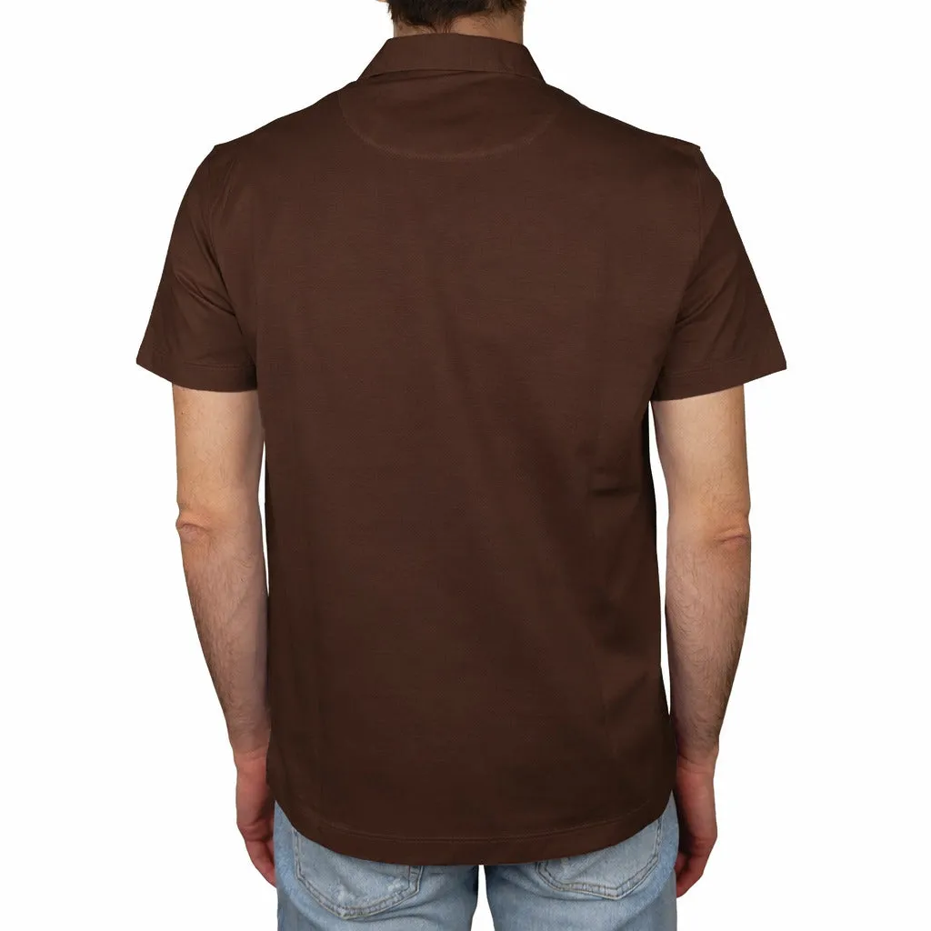 Loro Piana Wool Polo Shirt Brown sold by Siebentaschen product image thumbnail 2