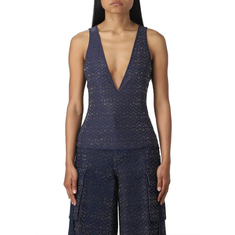 patrizia pepe - T-shirt & Top - 1m3991-j166-blu sold by Siebentaschen