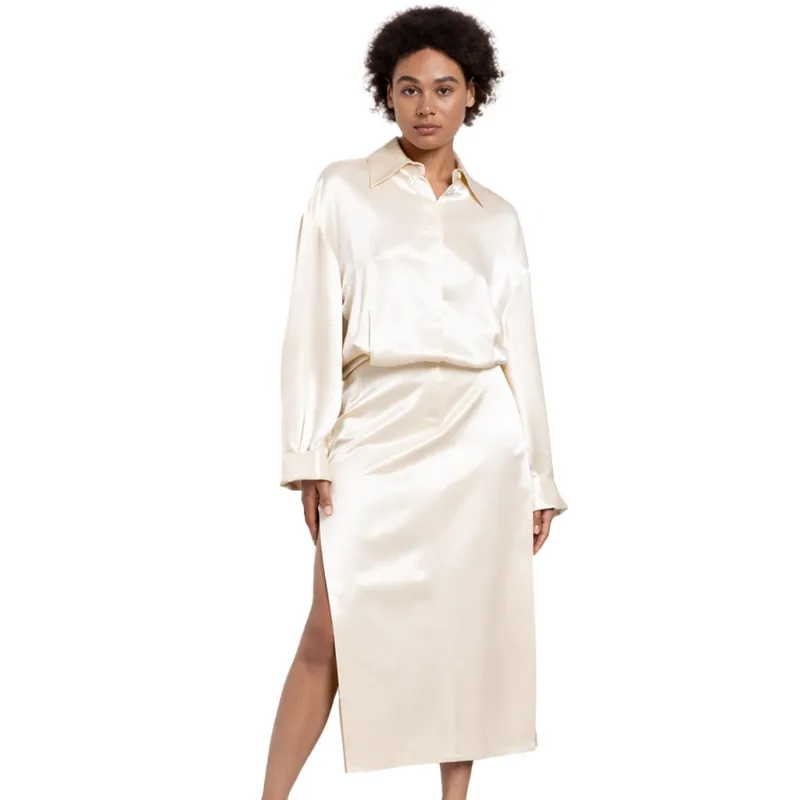 the attico - Dress - 237wcm62-beige made by The Attico
