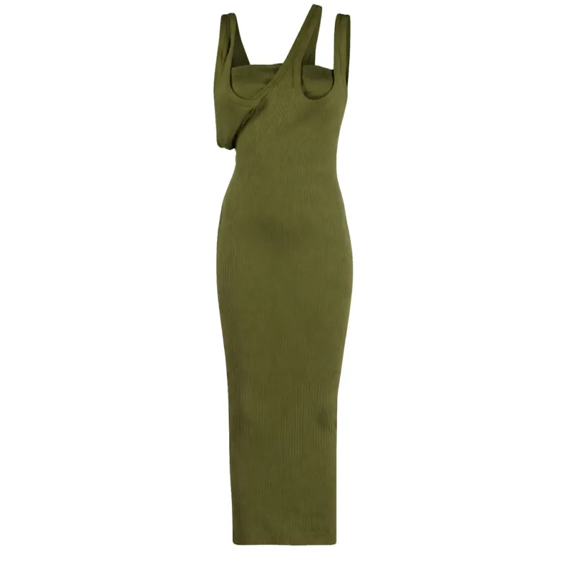 the attico - Dress - 246wcm125-verde sold by Siebentaschen