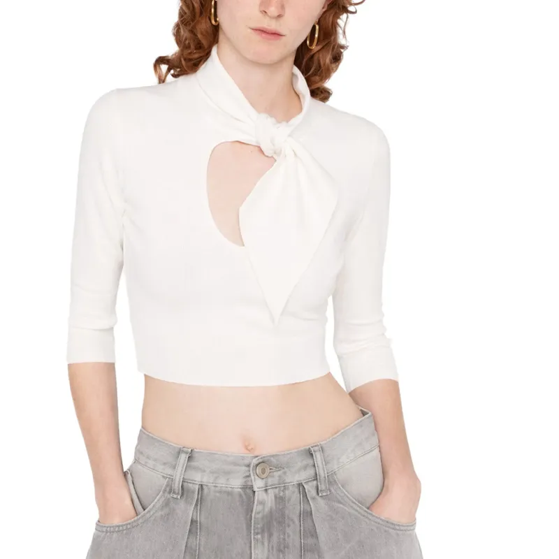 the attico - Sweaters - 237wck89-bianco sold by Siebentaschen