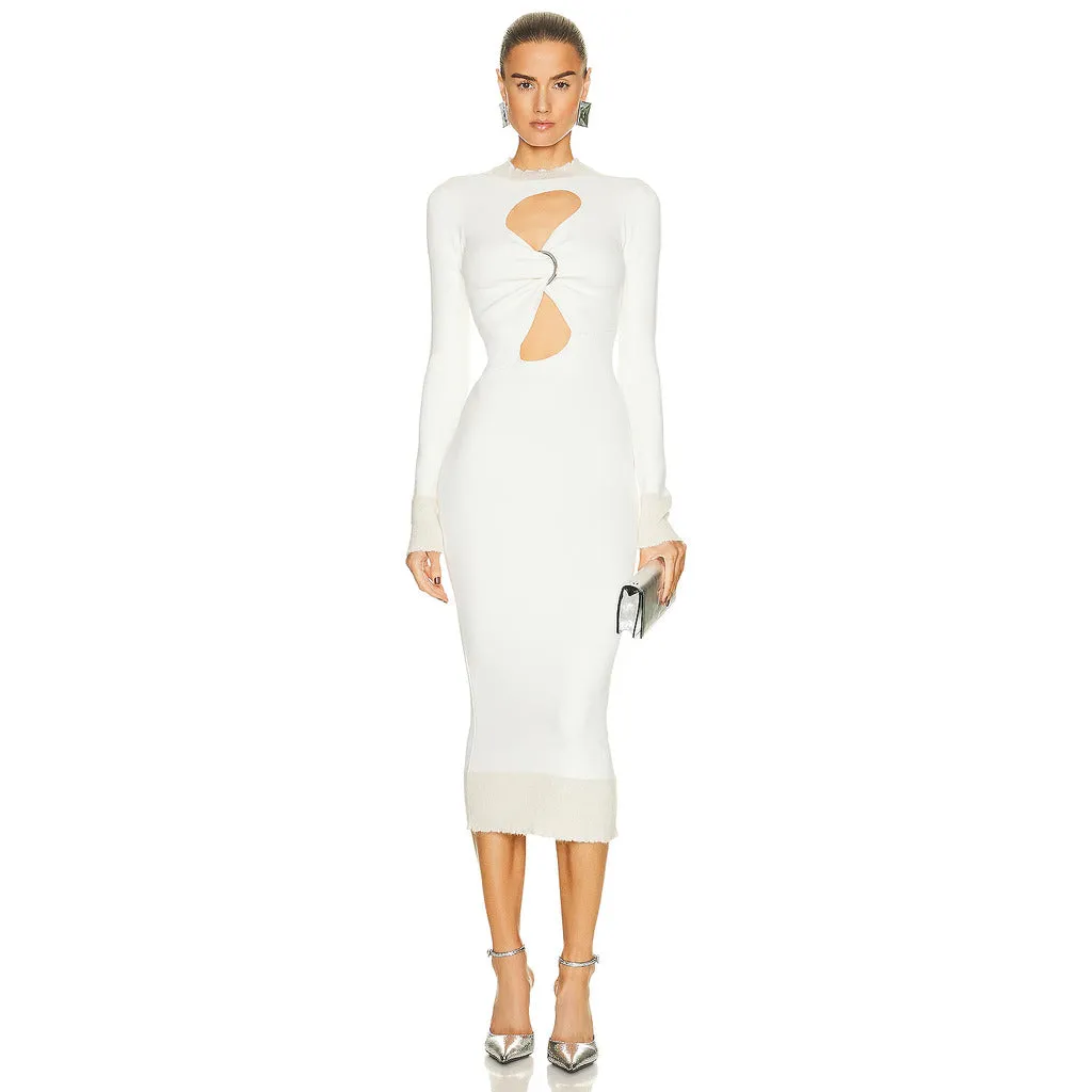 the attico - Dress - 231wcm55-bianco sold by Siebentaschen