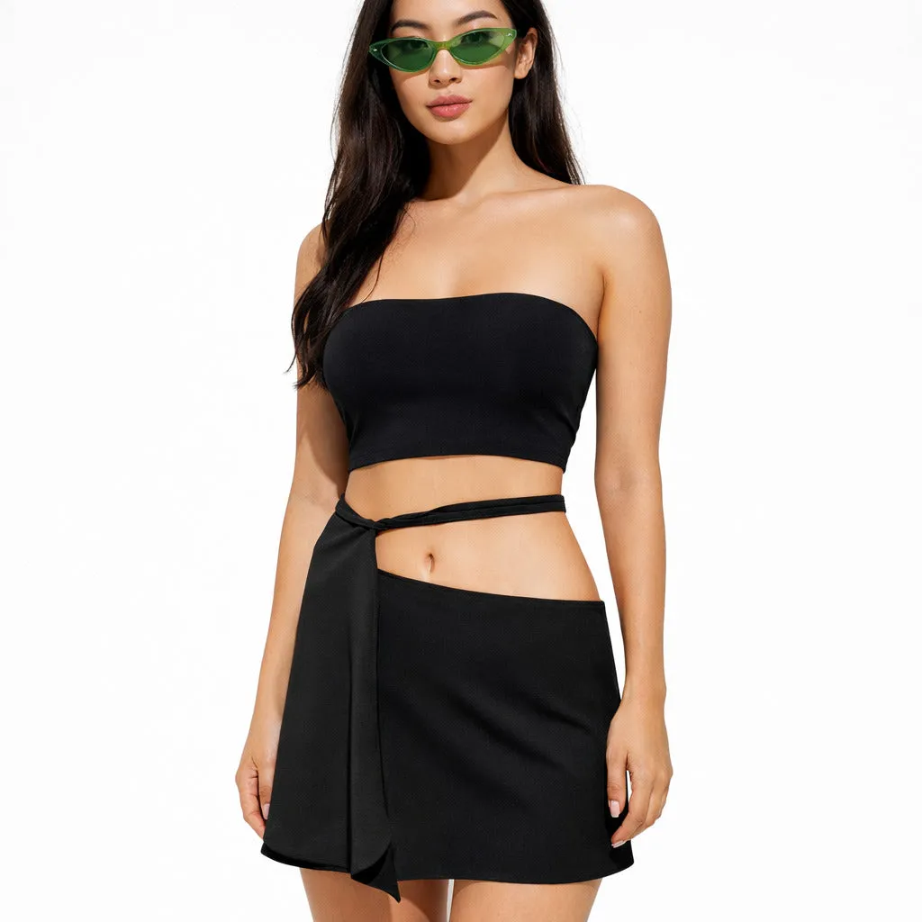 the attico - Skirts - 228wcs111-nero sold by Siebentaschen