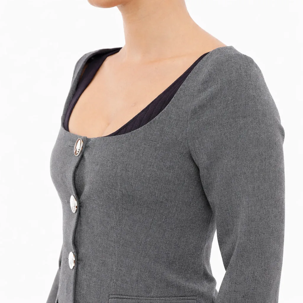 The Attico Jacket Grey sold by Siebentaschen product image thumbnail 3