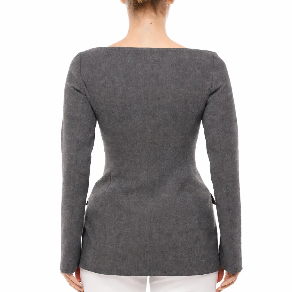 The Attico Jacket Grey sold by Siebentaschen product image thumbnail 2