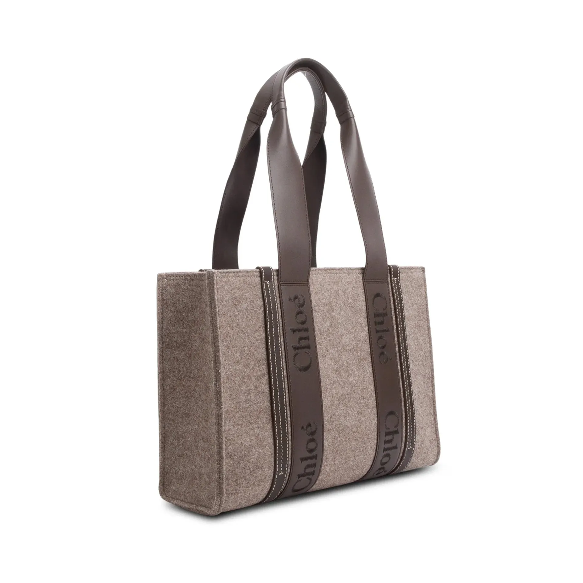 Chloé Woody Felt Medium Tote Bag sold by Siebentaschen product image thumbnail 2