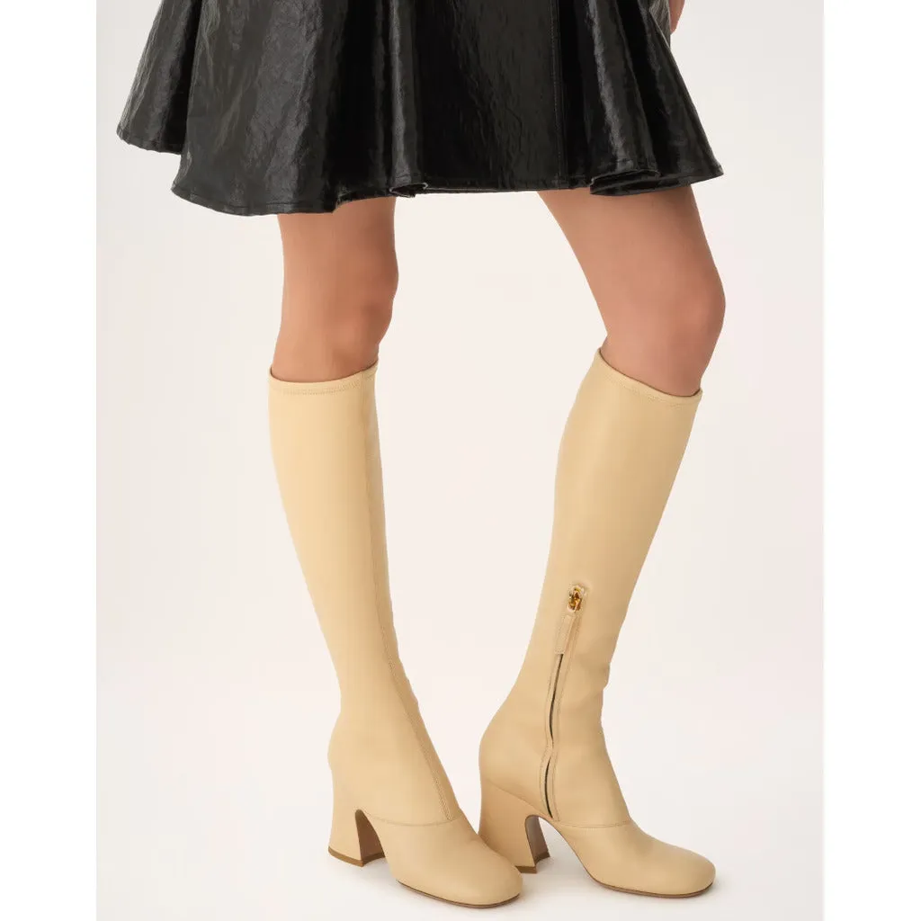 janis heeled boot beige sold by Siebentaschen product image thumbnail 5