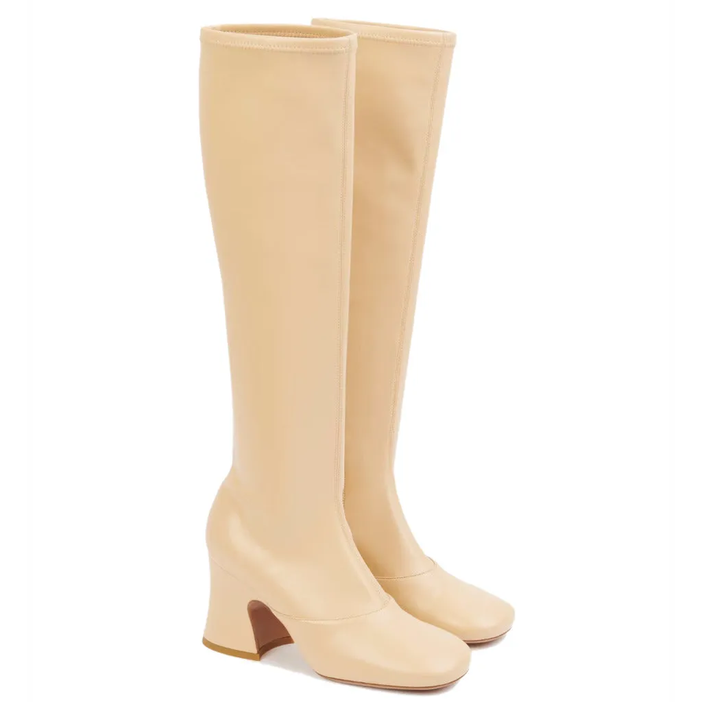 janis heeled boot beige sold by Siebentaschen product image thumbnail 2