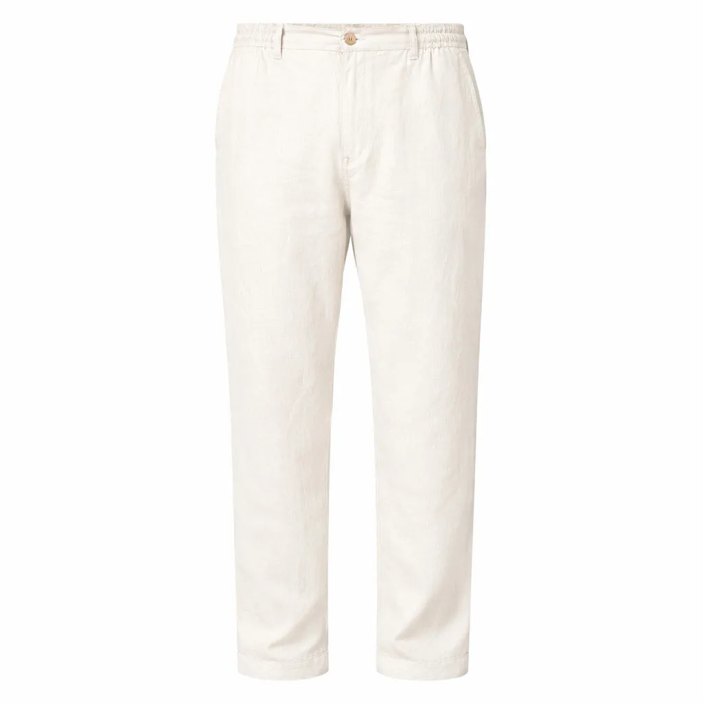 alpha studio - Trousers - au-1472q-bianco sold by Siebentaschen
