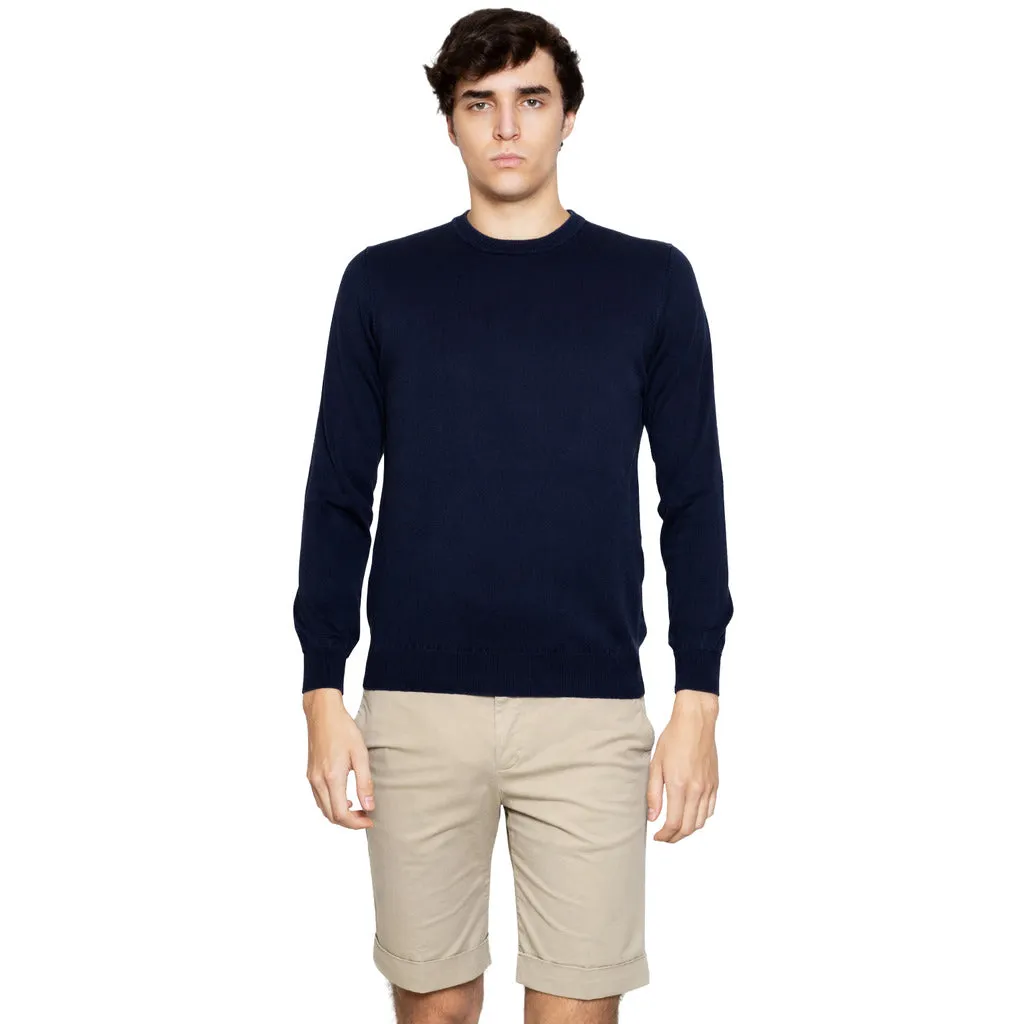 alpha studio - Sweaters - au-1000cs-blunotte sold by Siebentaschen