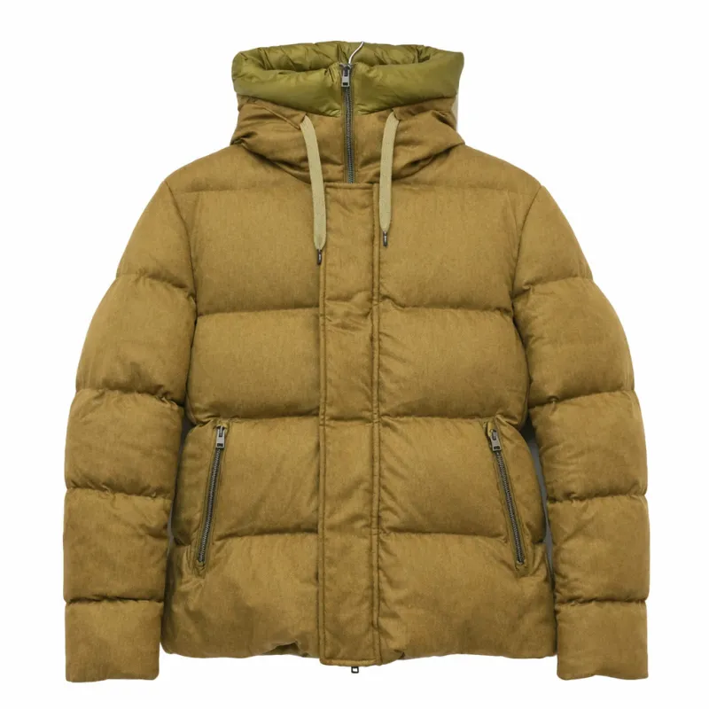 Herno olive green down jacket, green made by Herno