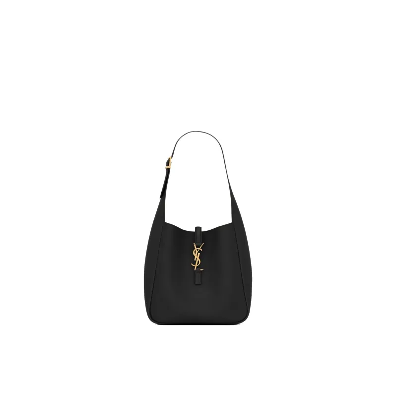 SAINT LAURENT LE 5 À 7 SMALL SOFT LEATHER Bag-Black-WOMEN sold by Siebentaschen