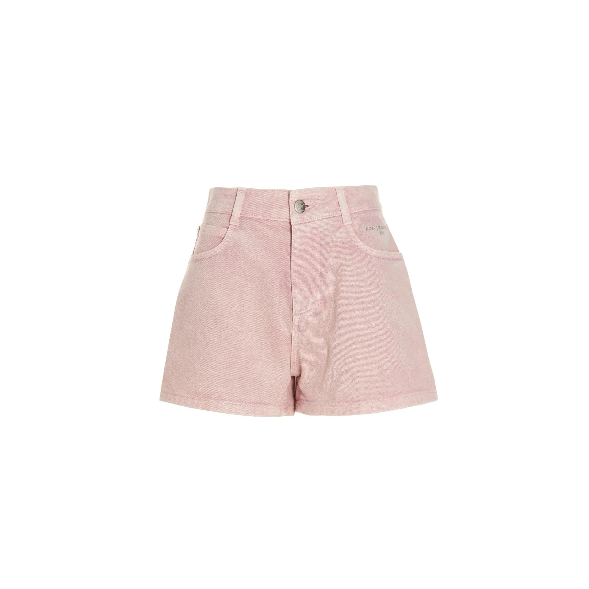 Stella Mccartney Denim Shorts-Pink-WOMEN sold by Siebentaschen