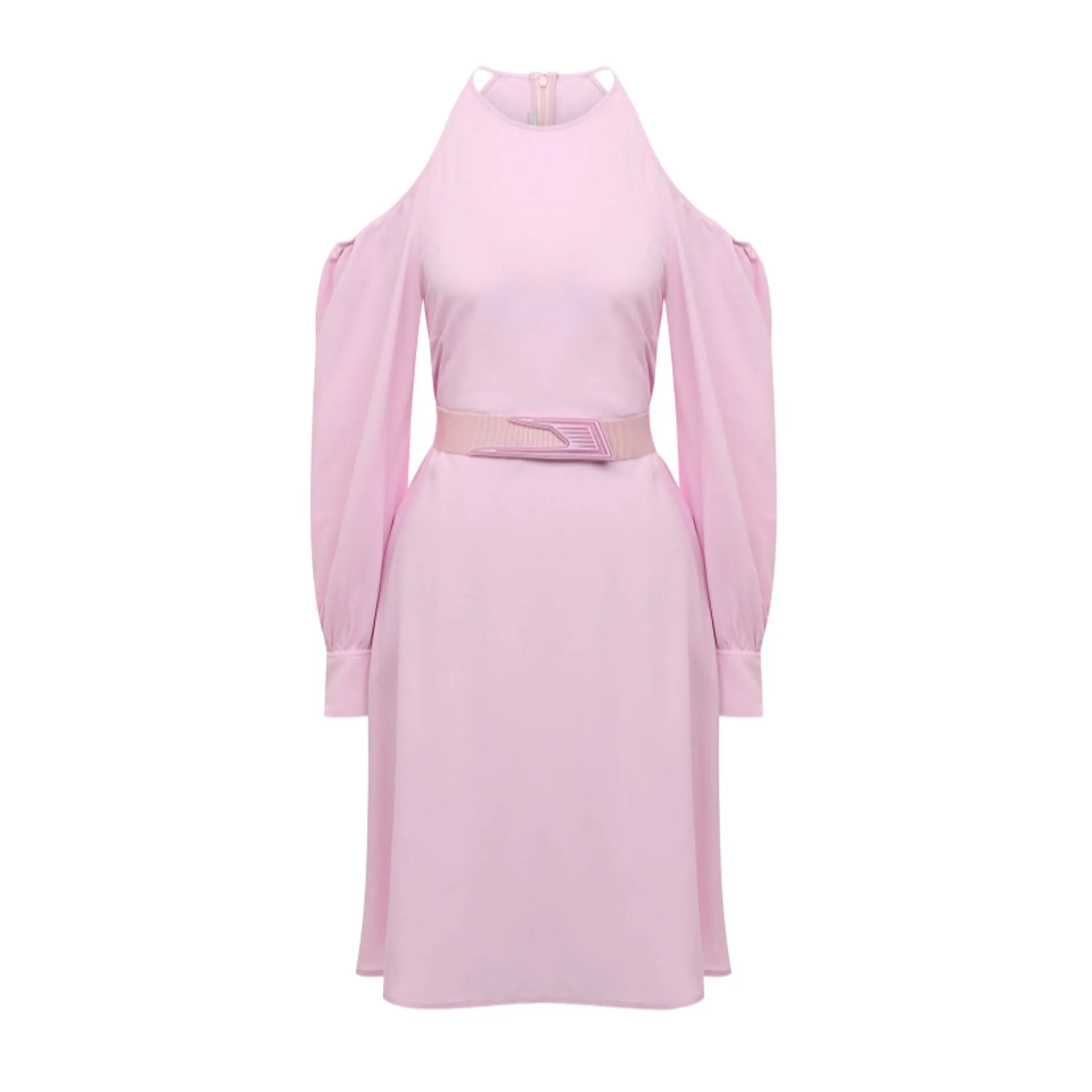 Stella Mccartney Cut Shoulders Dress-Pink-WOMEN sold by Siebentaschen
