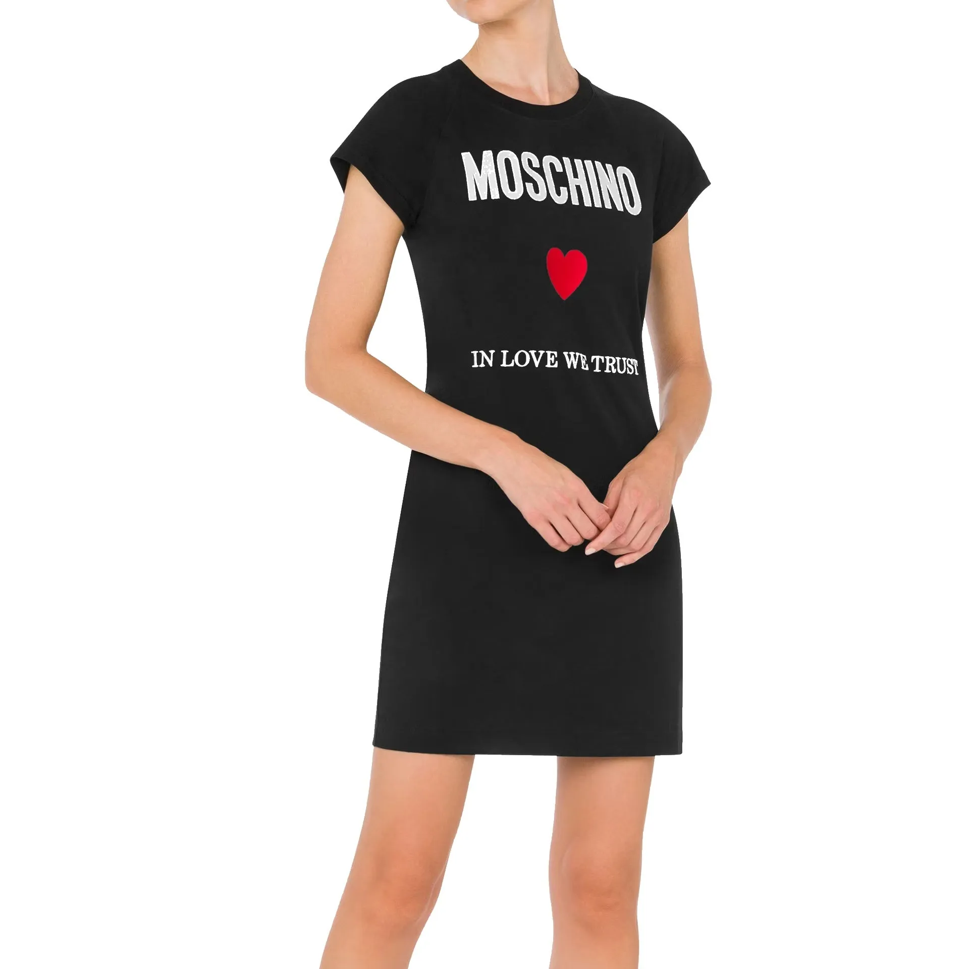 Moschino Couture In Love We Trust Mini Dress-Black-WOMEN sold by Siebentaschen product image thumbnail 2