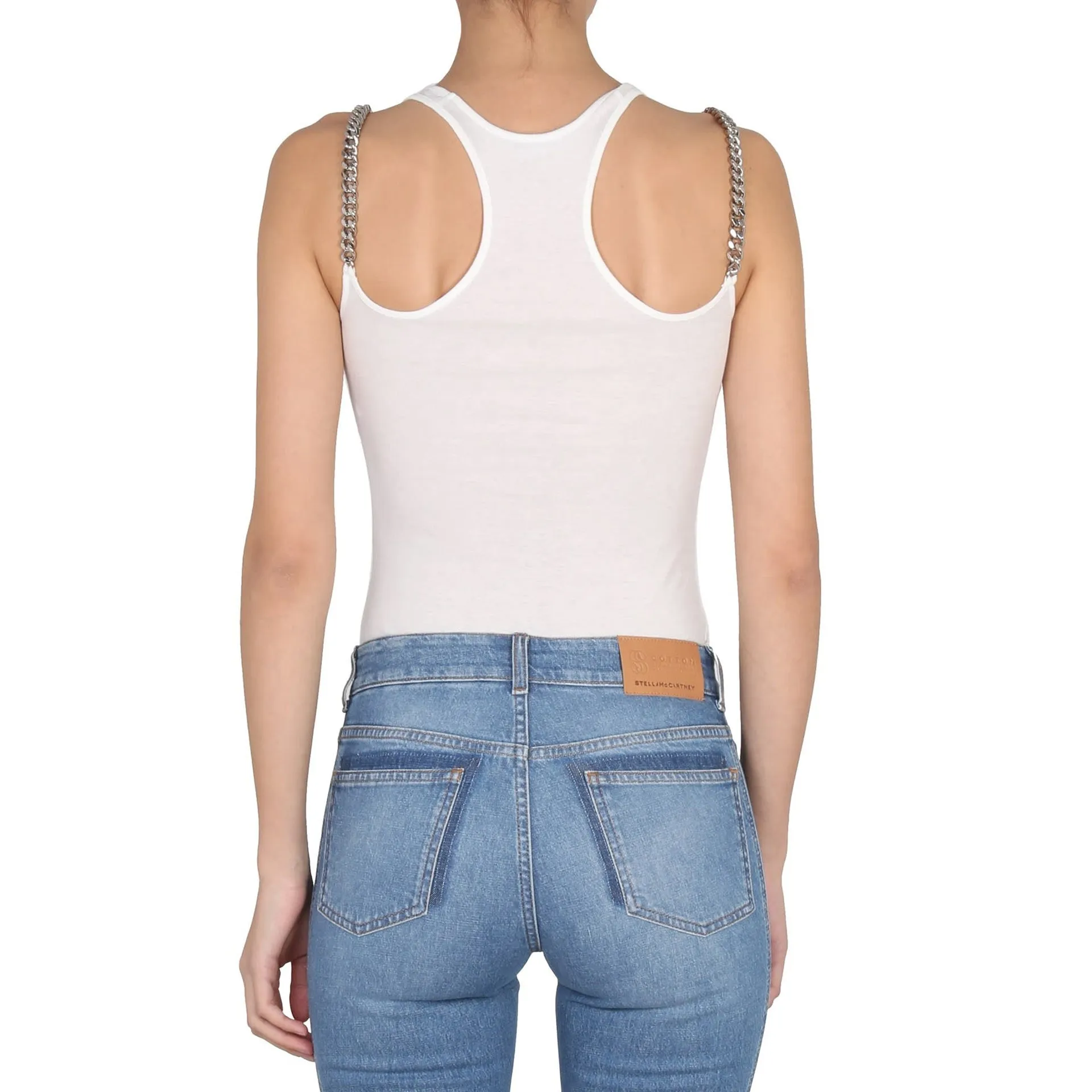 Stella McCartney Falabella Chain Top-White-WOMEN sold by Siebentaschen product image thumbnail 3