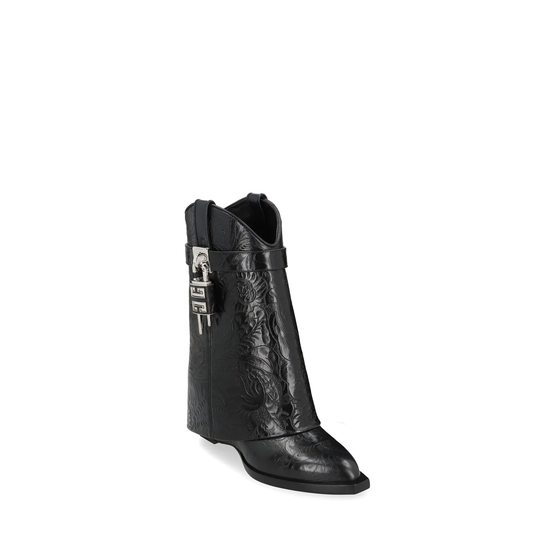 Givenchy Lock Cowboy Boots-Black-WOMEN sold by Siebentaschen product image thumbnail 2