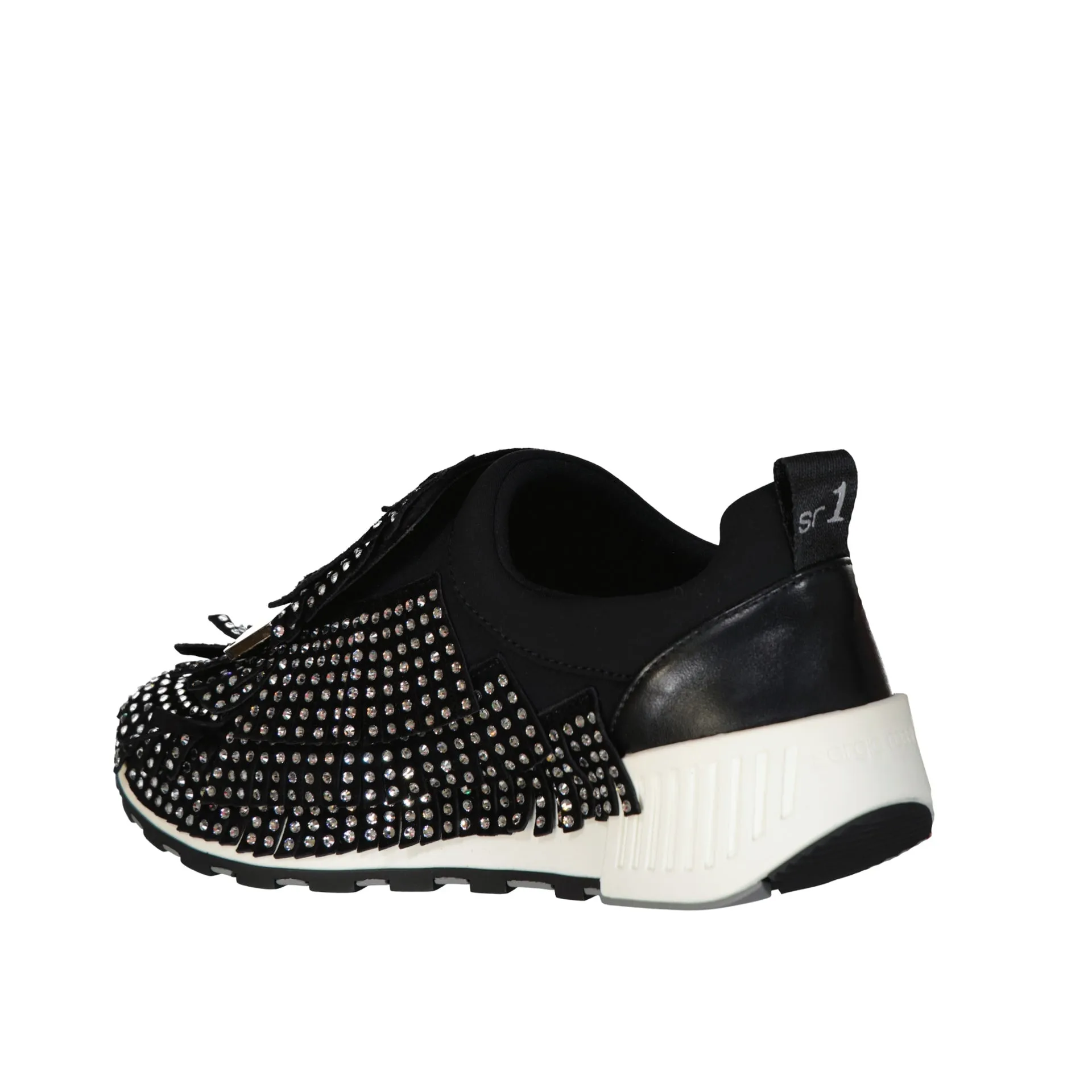 Sergio Rossi SR1 Running Crystals Sneakers-Black-WOMEN sold by Siebentaschen product image thumbnail 3