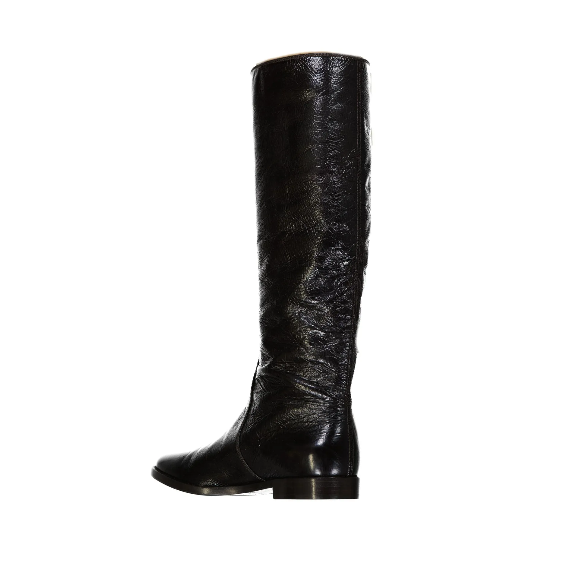 Sergio Rossi Leather Boots-Black-WOMEN sold by Siebentaschen product image thumbnail 3