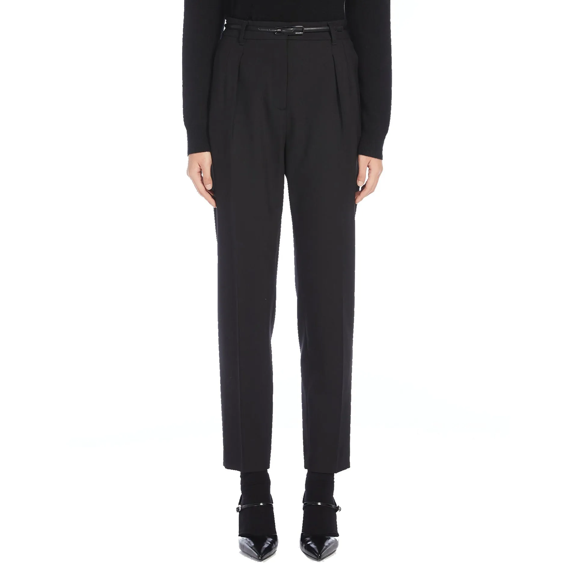 Max Mara Studio Prosit Classic Pants-Black-WOMEN sold by Siebentaschen product image thumbnail 2
