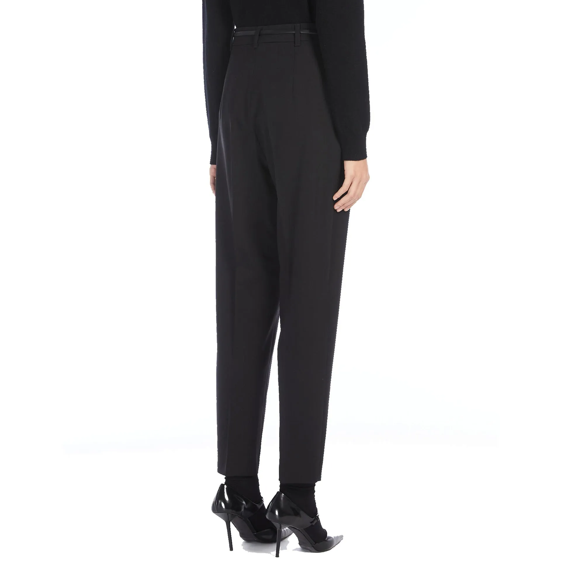 Max Mara Studio Prosit Classic Pants-Black-WOMEN sold by Siebentaschen product image thumbnail 3